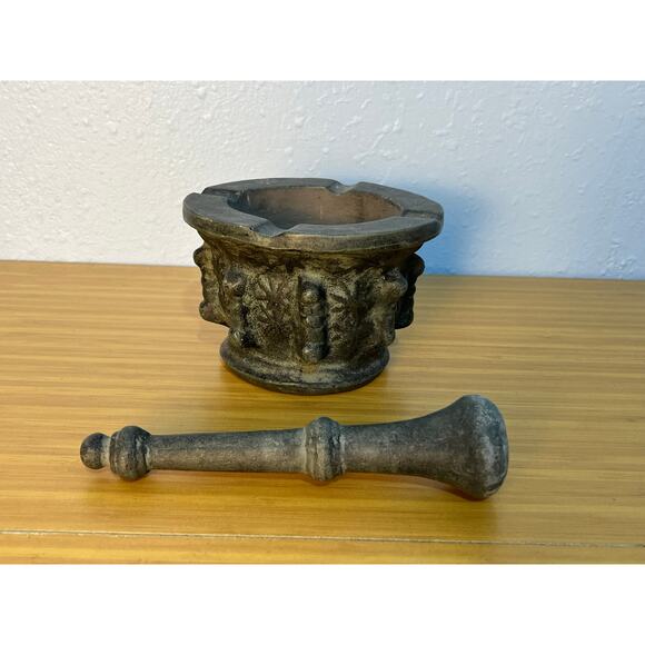 VTG Medieval Apothecary Mortar and Pestle Arco Whimsigoth Spooky Castlecore - Picture 4 of 10